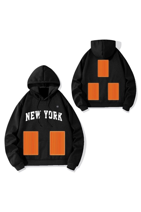 Heated Fleece Jackets for Men Women with Battery Pack Included Windproof Waterproof Mens Zip Up Heating Hooded Pullover Sweatshirt