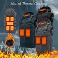 thumbnail image 1 of FUZHIQ Heated Vest Coat with Battery Pack Lightweight Heated Jacket Heated Clothing Outwear Body Warmer Winter Warm Up Women Men, 1 of 6