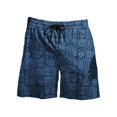 thumbnail image 1 of FUZHIQ Joggers for Men Shorts Solid Color Drawstring Elastic Waist Leisure Shorts Breathable Walking Summer Shorts Knee Length Cargo Pants,XXXXL, 1 of 2