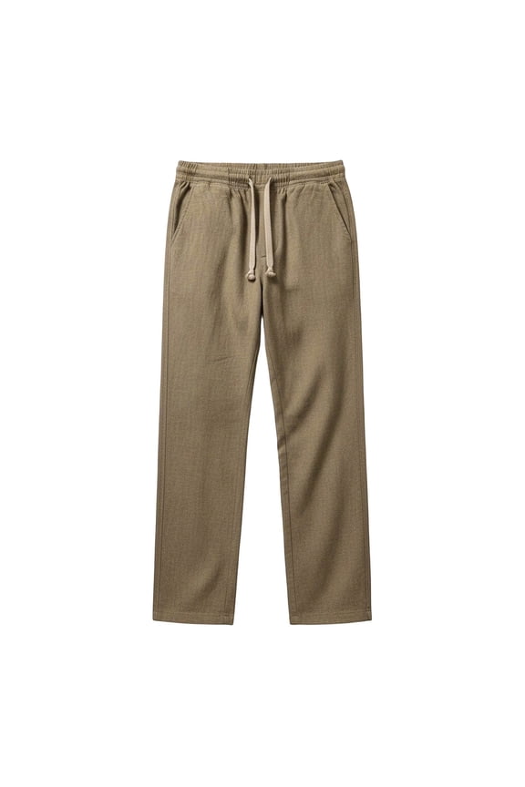 Lightweight Casual Pants for Mens Everyday Basic Athletic Fit No Restriction Pants for Cycling Running Urban Commutes