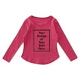 thumbnail image 1 of FUZHIQ Long Sleeve Top for Girls Girls Long Sleeve Shirts Kids Arc Hem Side Slit Soft Tunic Tops T Shirts Hot Pink,7-8 Years, 1 of 6