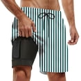thumbnail image 1 of FUZHIQ Men Plus Size Beach Pants Fashion Hawaiian Print Quick Dry Vacation Beach Shorts with Soft Mesh Lining Upf 50+ Sun Protection Swimwear Bathing Suits,S, 1 of 5