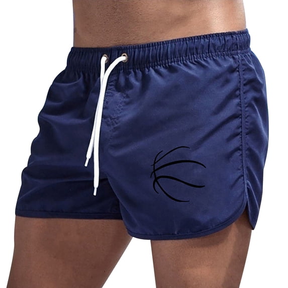 FUZHIQ Men Plus Size Beach Shorts 4x Casual Retro Solid Color Quick Dry Vacation Beach Shorts with Pockets Anti-Chafe Fishing Shorts for Men,M