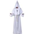 thumbnail image 1 of FUZHIQ Men & Women Tunic Hooded Robe Halloween Cos Robe Cloak Cape, 1 of 5