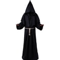 thumbnail image 1 of FUZHIQ Men & Women Tunic Hooded Robe Halloween Cos Robe Cloak Cape, 1 of 3
