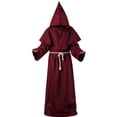 thumbnail image 1 of FUZHIQ Men & Women Tunic Hooded Robe Halloween Cos Robe Cloak Cape, 1 of 4