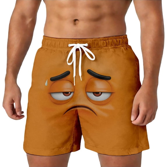 FUZHIQ Men's Big Tall Swim Trunks Xl 2xl Slim Fit Solid Color Quick-Dry Vacation Beach Shorts with Pockets Stretch Fabric Summer Swimwear,XXXL