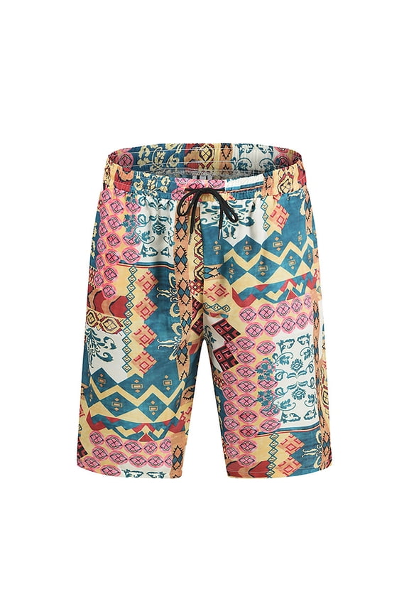 Men's Board Shorts with Pockets Casual Tropical Print Quick-Dry Spring Break Swim Trunks with Pockets Anti-Chafe Mens Summer Clothes,XXXXL
