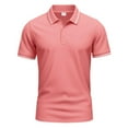 thumbnail image 1 of FUZHIQ Men's Classic Short Sleeve Polo Shirts Regular Fit Contrast Stripe , Breathable Soft Lightweight Multi Colors for Summer Business Casual Daily Wear,XXXL, 1 of 9