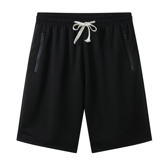 FUZHIQ Men's Gym Shorts 5 Inch Inseam Comfort Stretch Hiking Shorts Breathable Summer Walking Shorts Knee Length Cargo Pants,M