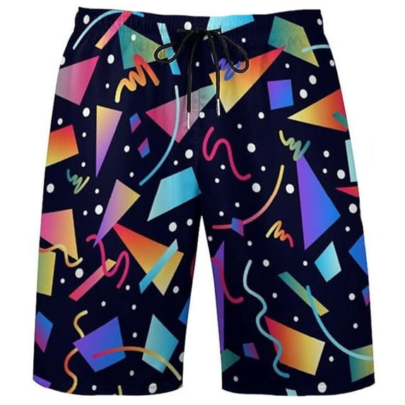 FUZHIQ Men's Gym Shorts 5 Inch Inseam Elastic Waistband Boxer Shorts Relaxed Fit Summer Walking Shorts Knee Length Cargo Pants,M
