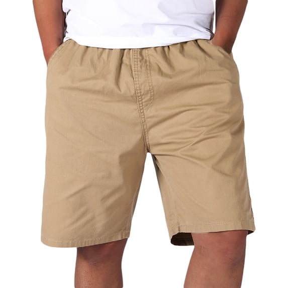 FUZHIQ Men's Gym Shorts 8 Inch Inseam Comfort Stretch Training Shorts Classic-Fit Walking Summer Shorts Pull-On Knit Shorts with Pockets Daily Wear,XXXL