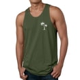 thumbnail image 1 of FUZHIQ Men's Mesh Workout Tank Tops Tropical Print Loose Fit O Neck Elastic Gym Athletic Running Tee Shirts,XXL, 1 of 5