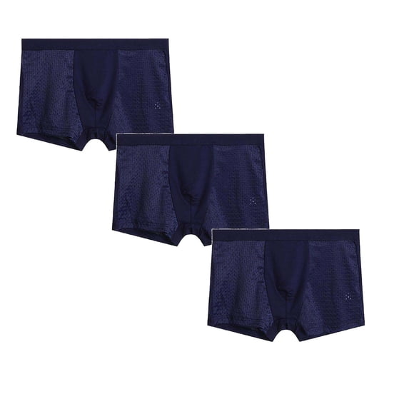 FUZHIQ Men's Performance Boxer Briefs 3 Pack, Breathable Mesh Underwear, Quick Dry Design for Athletic Gym Running Wear,XXL