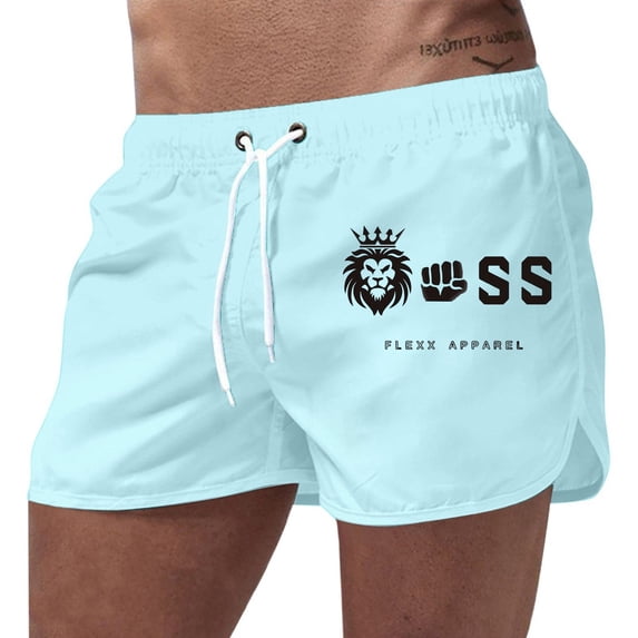 FUZHIQ Men's Swim Trunks Casual Retro Floral Swim Trunks Quick Dry Beach Swimming Shorts with Pockets Upf 50+ Sun Protection Summer Swimwear,S
