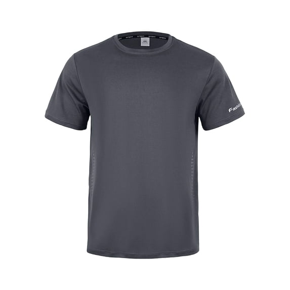 FUZHIQ Mens Workout Shirts Cotton Comfort Breathable Crewneck Streetwear Tee Tops Quick Dry Active Athletic Men's Summer Shirts,XL