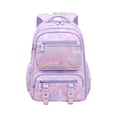 thumbnail image 1 of FUZHIQ Rainbow Butterfly Print School Backpack for Ages 3rd 4th 5th 6th Grade Gradient Design Bookbag Elementary Middle School, 1 of 7