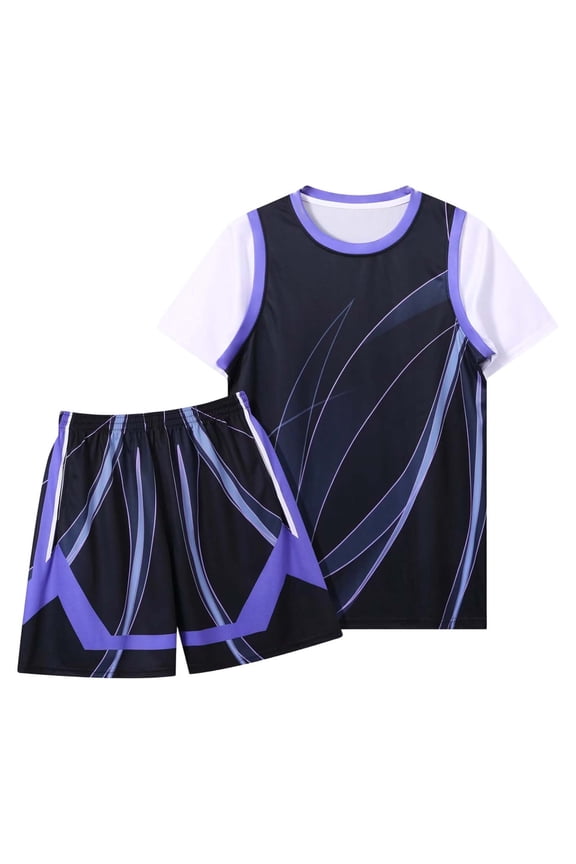 Reversible Basketball Jersey for Boy– Lightweight Breathable Mesh Scrimmage Athletic Practice Sports Jersey,3-16 Years