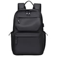 thumbnail image 1 of FUZHIQ School Backpack for 7th 8th 9th 10th Grade, Minimalist Multi Pocket Bookbag with Water Resistant Fabric & Padded Straps, Large Capacity Middle High School Backpack, Black, 1 of 8