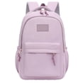 thumbnail image 1 of FUZHIQ School Backpack Multi Compartment Front Pocket Side Drawstring Pockets Stylish Bookbag for 4th 5th 6th 7th Grade, Light Purple, 1 of 3