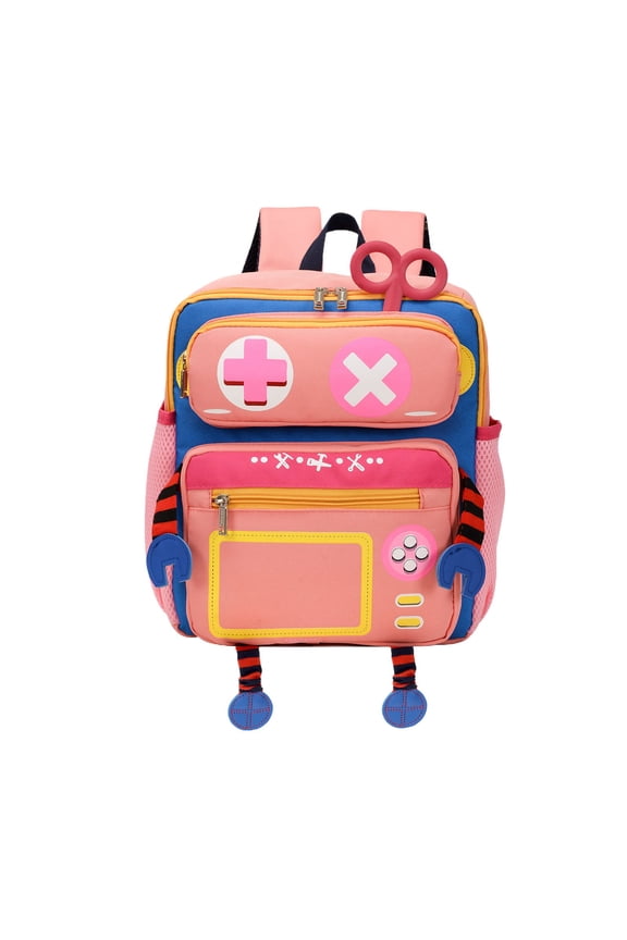 School Backpack ,Trend Large Capacity Super Cute Robot Bag