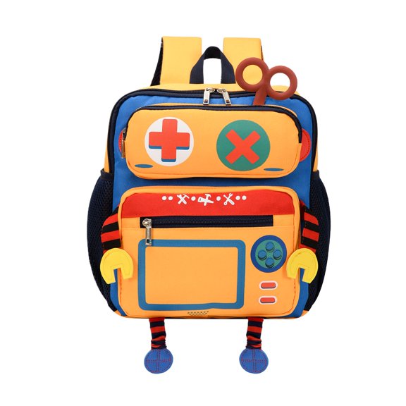 FUZHIQ School&nbsp;Backpacks&nbsp;,Trend Large Capacity Super Cute Robot Bag