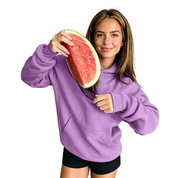 FUZHIQ Snack Hoodie for Womens Mens Oversized Zip Chest Pocket Soft Long Sleeve Pullover Sweatshirt Casual Storage Snacks Cloths