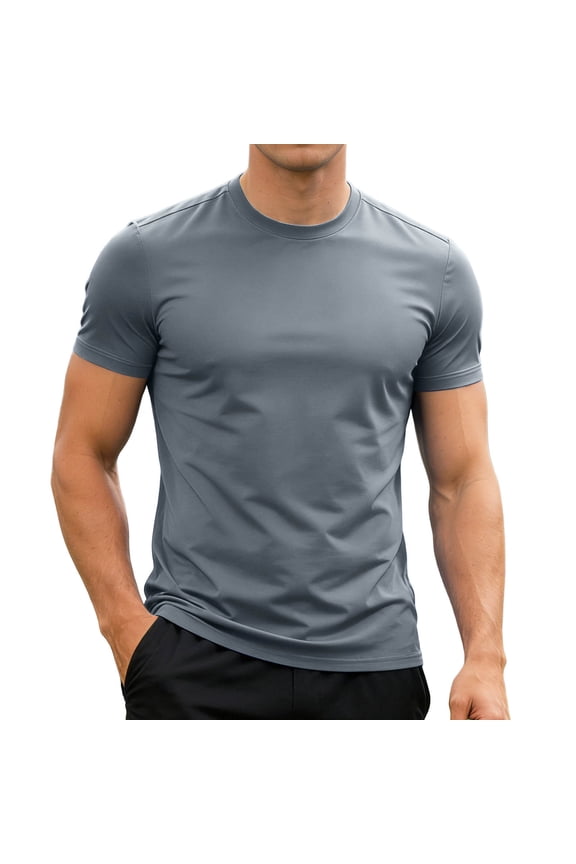 T Shirts for Man Graphic Soft Loose Fit Crewneck Holiday Tees Short Sleeve Performance Tee for Gym Tennis,M