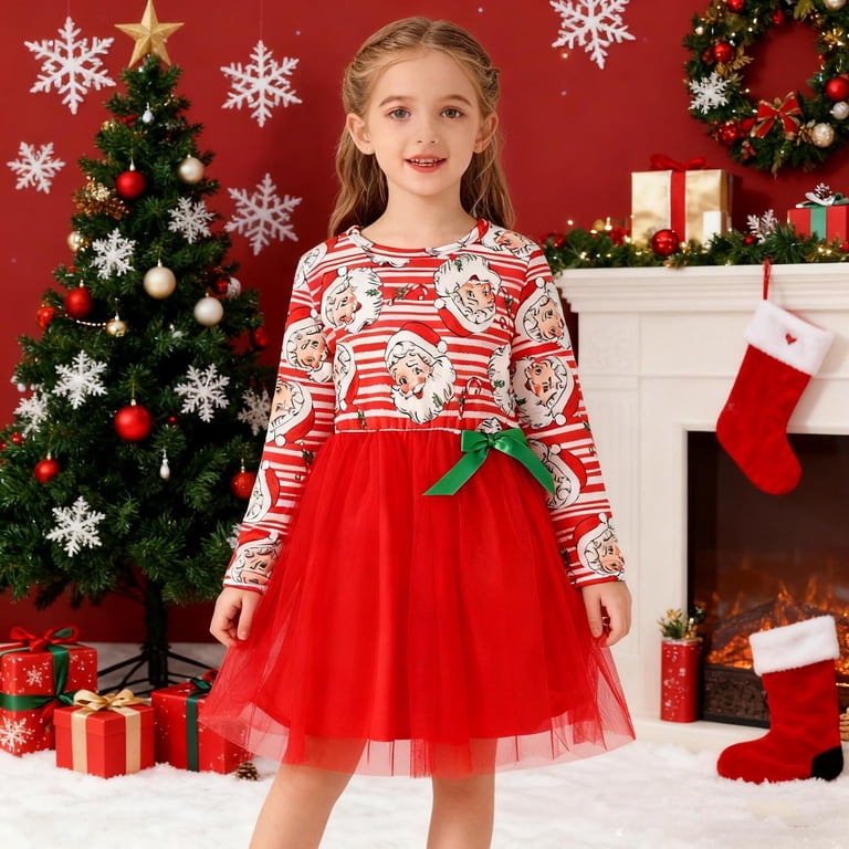 white christmas dresses Holiday Cheers Christmas Tree Tutu Dress – Mia Belle Girls main image 0