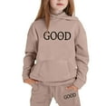 thumbnail image 1 of FUZHIQ Toddler Sets For Girls ,Stylish Girls Outfits Set For Casual Winter Wear Trendy Printed Hooded Sweatshirt Ensemble For Ages 1 To 9 With Easy Care Instructions,3-4 Years, 1 of 4