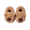 thumbnail image 1 of FUZHIQ Toddler Slippers Girl Size 6 Girls Winter Warm Slippers Cozy Indoor Outdoor Soft Lined Booties With Heel Cover for Kids Soft Rabbit Warm Shoes for 4-4.5 Years, 1 of 5