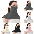 thumbnail image 1 of FUZHIQ UV Sun Protection Face Mask with Neck Coverage UPF 50+ Face Shield Breathable Design for Summer Outdoor Activities, 1 of 4
