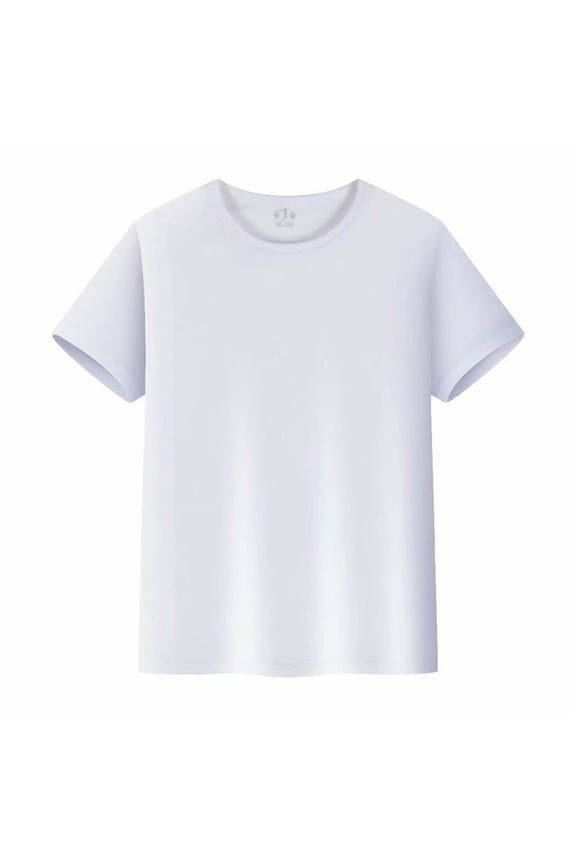 White T Shirts for Men Slim Fit Comfort Loose Fit Crewneck Going Out Tee Tops Cool Basic Tees Undershirts for Men,M