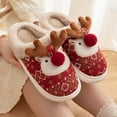thumbnail image 1 of FUZHIQ Women House Slippers Retro Memory Foam Cartoon Comfort Slipper with Polar Fleece Lining Indoor Outdoor Retro Happy House Shoes Casual Soft, 1 of 7