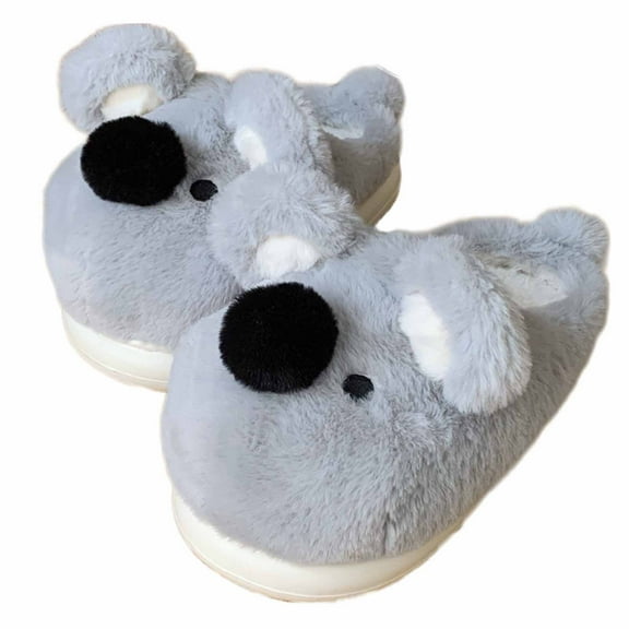 FUZHIQ Women'S Slippers,Funny Animal Slippers for Women with Heels Non- Warm Boots