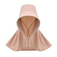 thumbnail image 1 of FUZHIQ Women's Full Coverage UV Protection Sun Hood Hat with Shoulder Flap, Breathable Sun Hat for Hiking, Cycling, Beach, Summer Outdoor, 1 of 7