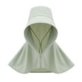 thumbnail image 1 of FUZHIQ Women's Full Coverage UV Protection Sun Hood Hat with Shoulder Flap, Breathable Sun Hat for Hiking, Cycling, Beach, Summer Outdoor, 1 of 9