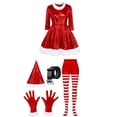thumbnail image 1 of FUZHIQ Women's Plus Size Elegant Gown Fancy Dress For Christmas Roleplay & Stage Performance Set, 1 of 5