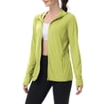 thumbnail image 1 of FUZHIQ Women's UPF 50+ Sun Protection Hooded Jacket Loose Fit Cooling Lightweight Long Sleeve Full Zip UV Sun Shirt for Daily Wear Beach Travel,S, 1 of 7