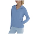thumbnail image 1 of FUZHIQ Women's UPF 50+ UV Protection Ice Silk Sun Hoodie Jacket Ultra Soft Cooling Long Sleeve Full Zip Sun Shirt for Daily Outdoor,M, 1 of 9