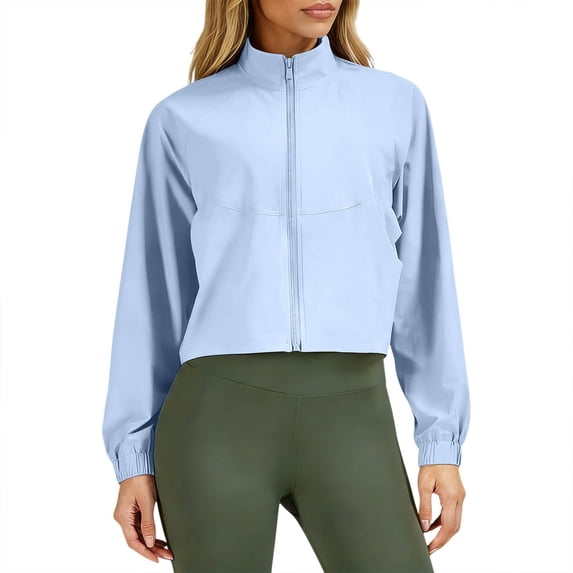 FUZHIQ Women's UPF 50+ UV Protection Lightweight Sun Jacket Packable Hooded Full Zip Quick Dry Sun Shirt for Vacation Beach Travel Daily Outdoor,S