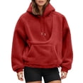 thumbnail image 1 of FUZHIQ Womens Cat Dog Carrier Hoodie Pet Pouch Sweatshirt Kangaroo Pocket Round Opening Hooded Pullover Top, 1 of 5