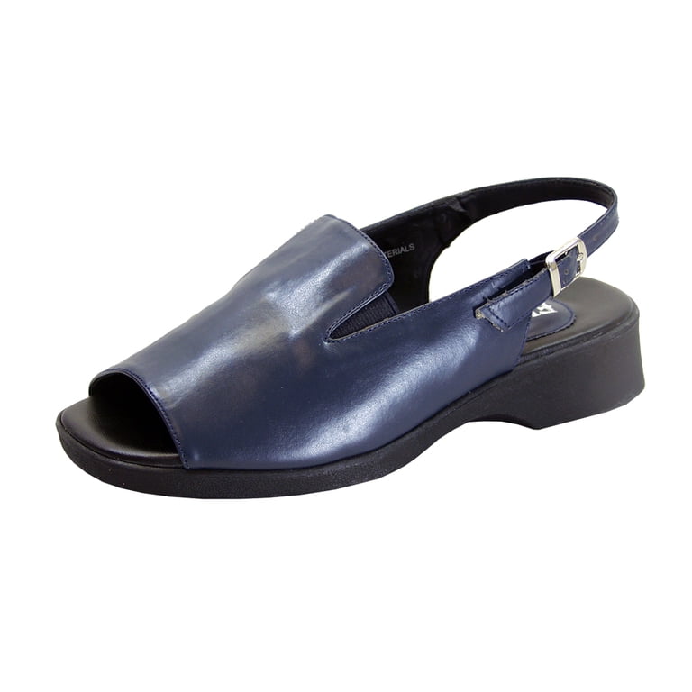 navy blue dress sandals wide width Womens Blue Wide Sandals - Shoes