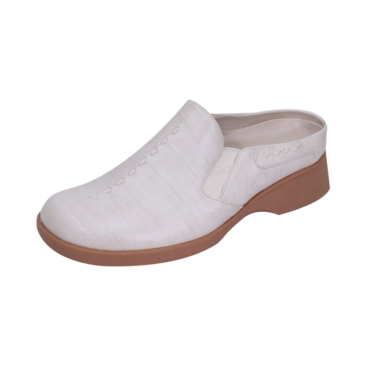 FUZZY Glenda Women Extra Wide Width Comfort Squared Toe Clogs