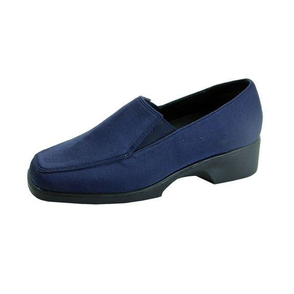 FUZZY Indie Wide Width Classic Slip On Shoes NAVY 6