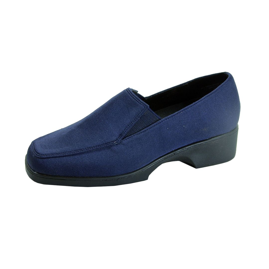 FUZZY Indie Wide Width Classic Slip On Shoes NAVY 8.5 Walmart