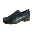 thumbnail image 1 of FUZZY Nell Women's Wide Width Denim Casual Shoes with Zipper BLUE DENIM 7, 1 of 6