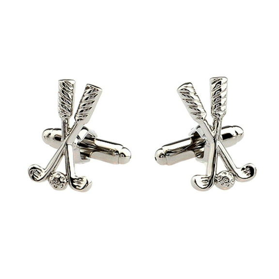 FVDPWYE 1 Pair 3D Golf Club shape Cufflinks Formal Classic Simple Cuff Links for Banquet