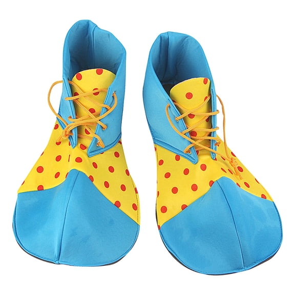 FVDPWYE 1 Pair Halloween Clown Shoes Funny Fancy Dress up for Carnival Stage Performance L