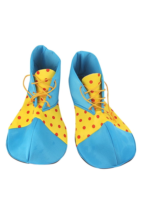 1 Pair Halloween Clown Shoes Funny Fancy Dress up for Carnival Stage Performance L